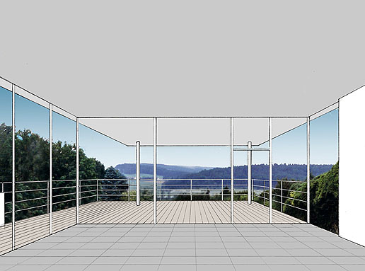Studie zu Wohnhaus U.